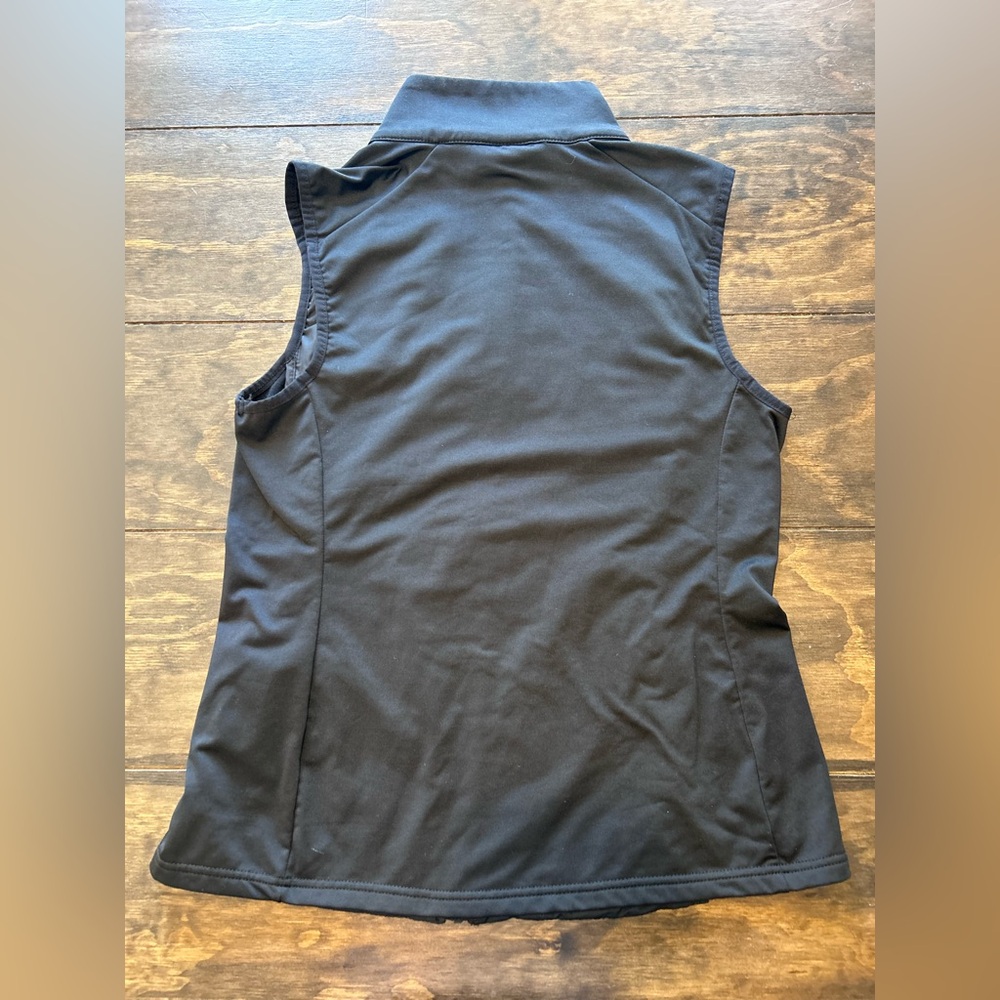 Asics Black Quilted Running Exercise Puffer Vest - Picture 2 of 3